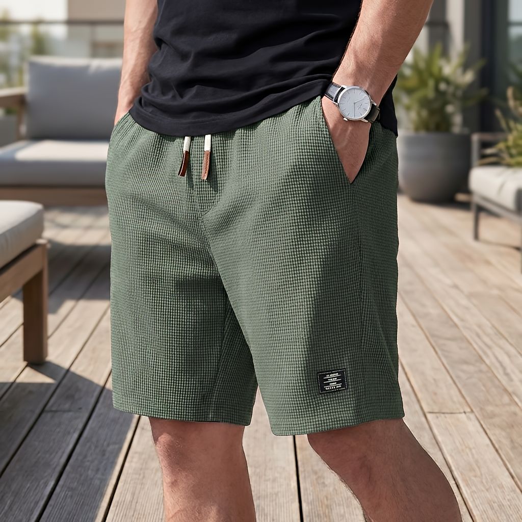 Korte broek heren | Comfortabele zomer short met elastische taille |