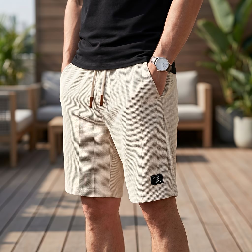 Korte broek heren | Comfortabele zomer short met elastische taille |
