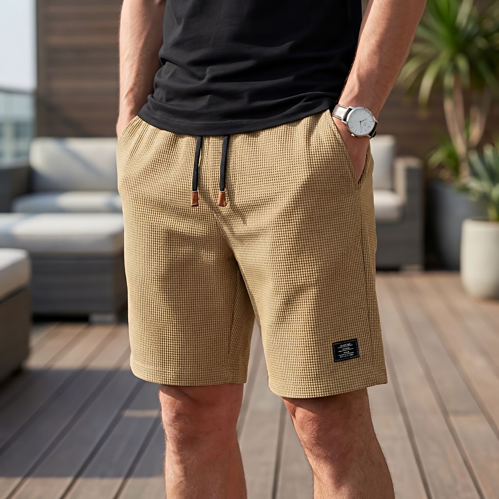 Korte broek heren | Comfortabele zomer short met elastische taille |